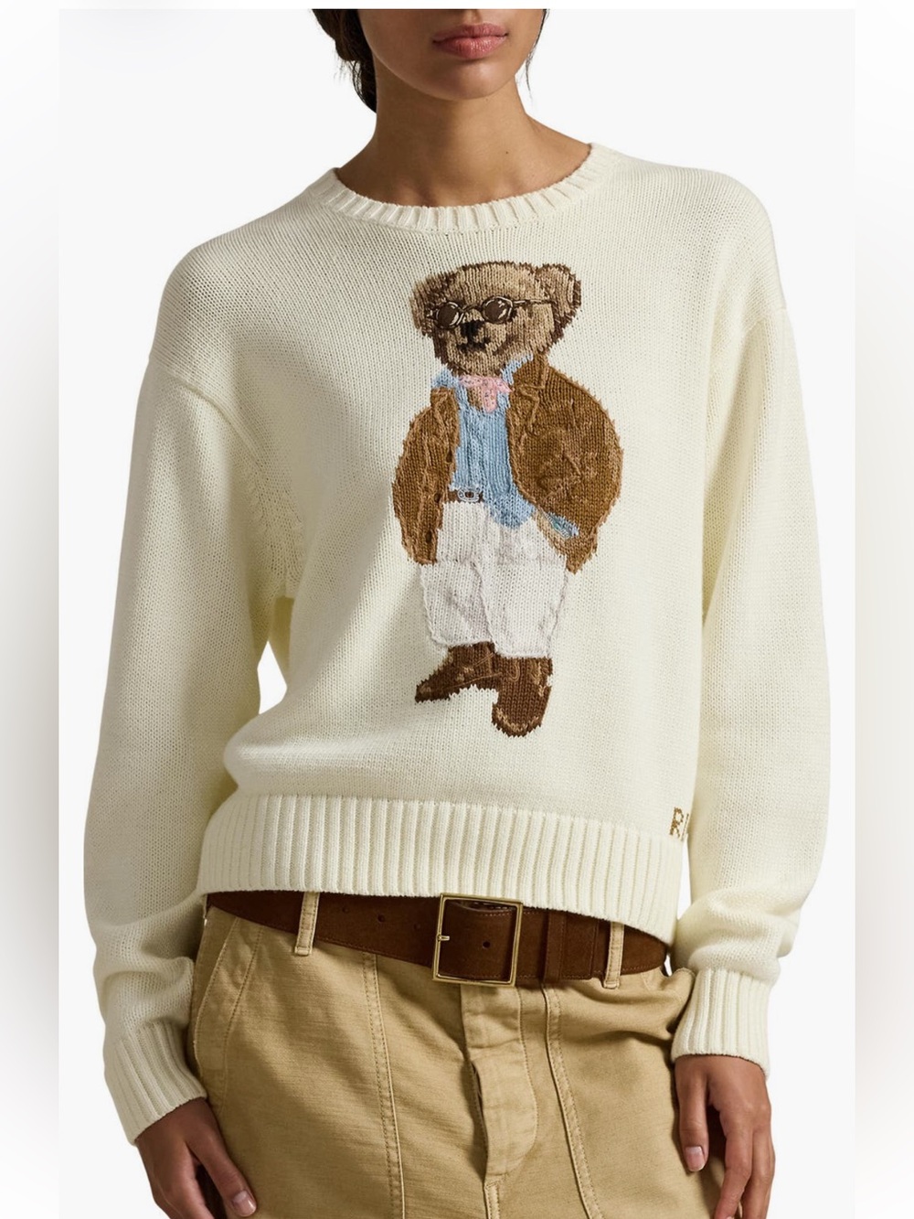 POLO Ralph Lauren Traveler Jacquard Cotton Crewneck Sweater